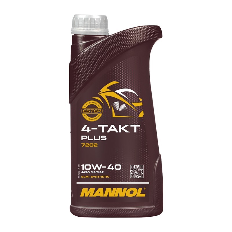 Mannol 7202 Olej Silnikowy Mannol 4-Takt Plus 10w40 1L Mannol 7202 Olej Silnikowy Mannol 4-Takt Plus 10w40 1L