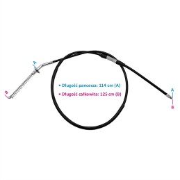 Linka hamulcowa przednia ATV 4T 110 125 150 ID120